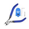 Stedi Blade Nipper Sharp Thin Blade Design Top Model Thin Blade Plastic Cutting Specialized Tool Gunpla Assembly and Repair Blue Ultra-thin