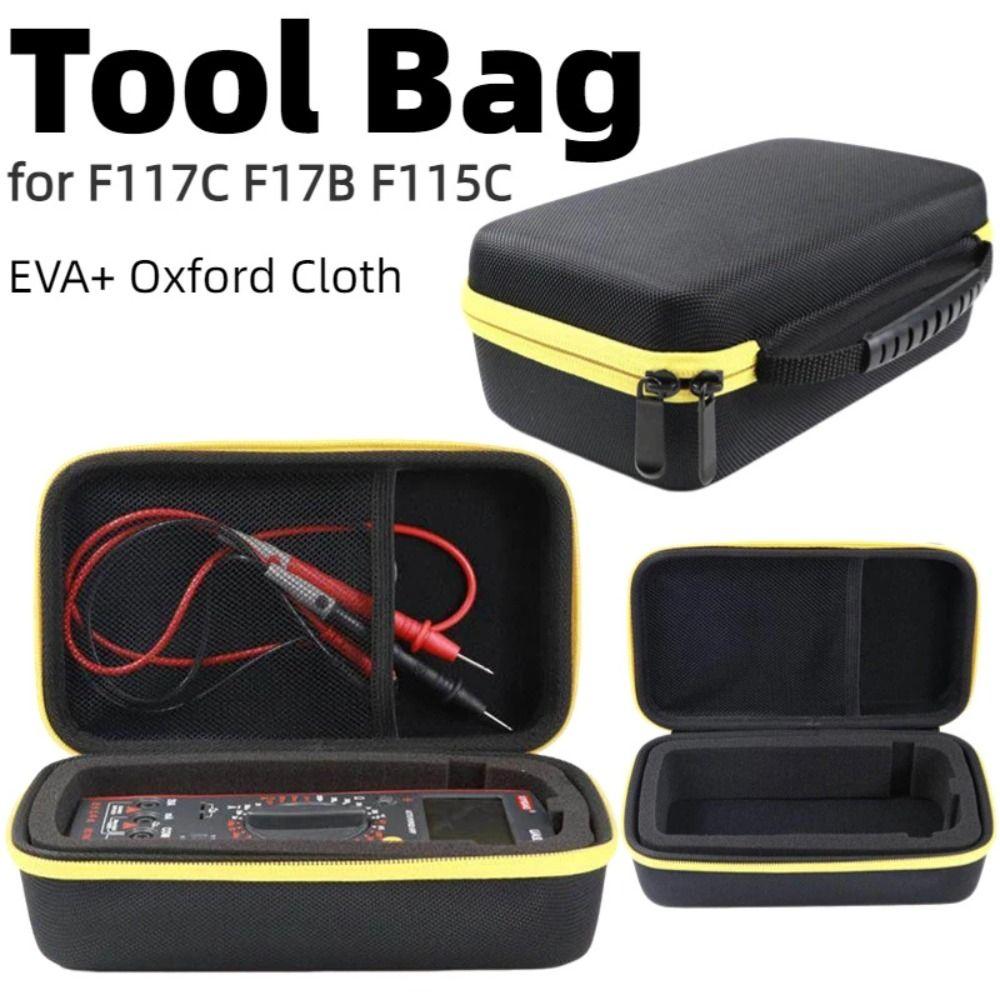 Waterproof Multimeter Storage Bag Hard Case Tool Organizer Pocket Tool Box  Test Leads Tool