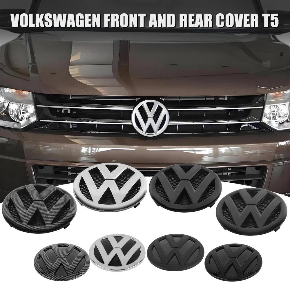 1/2pcs Car Front Grill Badge Rear Trunk Emblem Cover Accessories For Volkswagen VW Transporter T5 2010 2011 2012 2013 2014 2015 Fx1