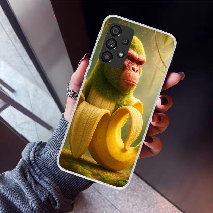 Italian Brainrot Animals Phone Case For Samsung Galaxy A52 A51 A50S A32 A22 A12 A02S A72 A71 A31 A70 A30S Note 20 Ultra 10 Plus