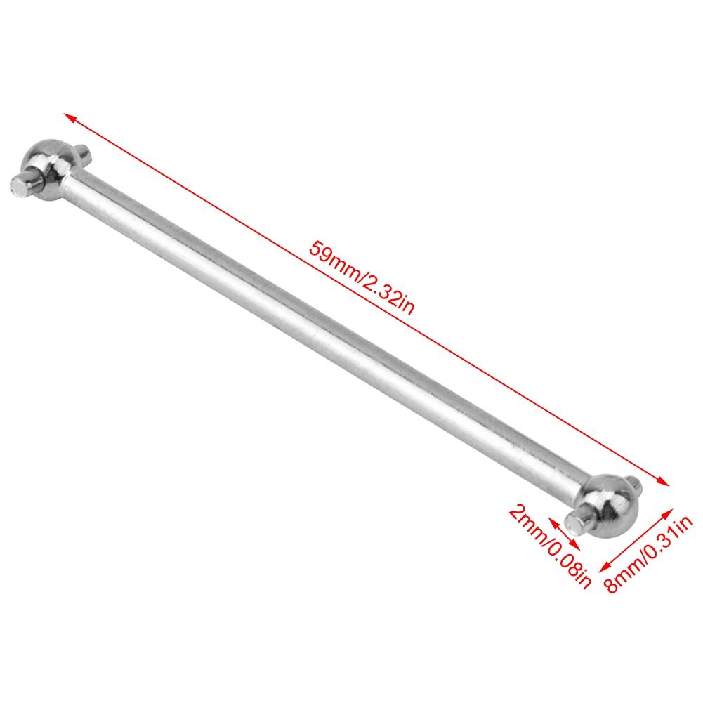 2PCS REMO M5367 MMetal Dog Bone Drive Shaft 1 16 RC Car Parts For Truggy Buggy Short Course