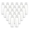 10pcs 10 20 30 50 60ml Plastic PET Flip Lid Lotion Bottles Clear Cosmetic Sample Container Mini Travel Fill Vials Liquid Bottle