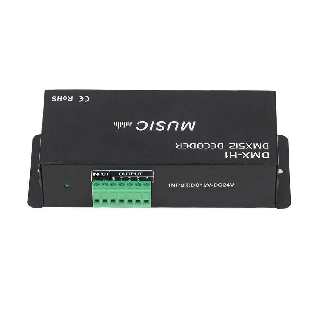 4 Channel DMX 512 Decorder Adjustable RGB Dimming LED Decorder Controller for Bars Hotels Sober