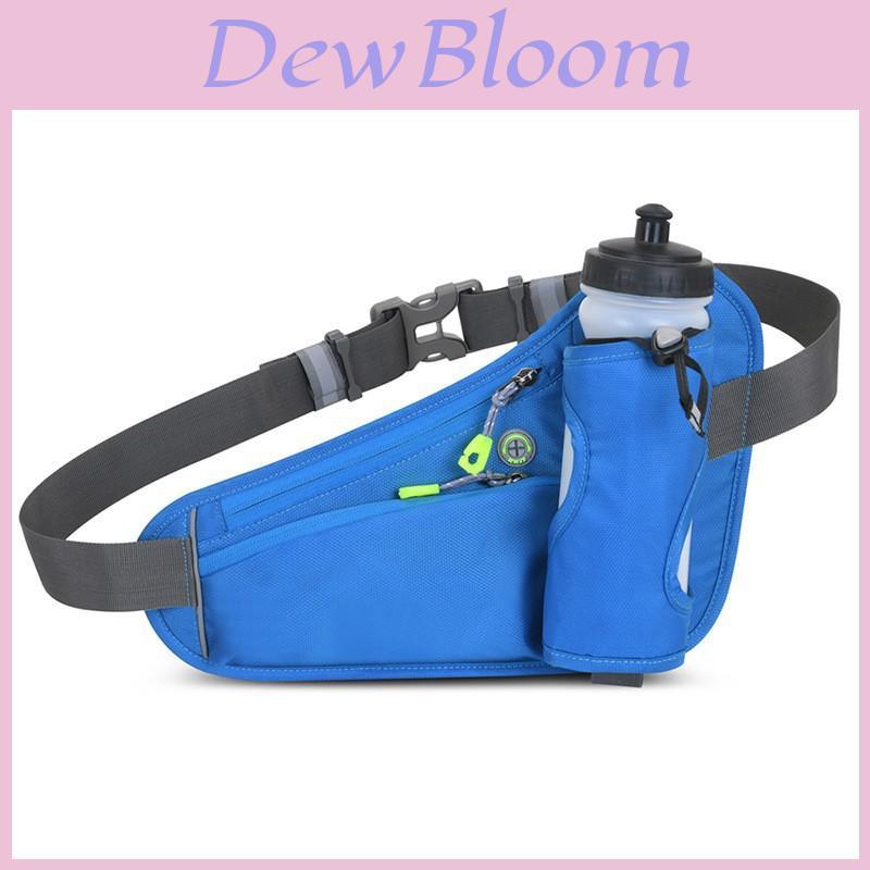 Outdoor Sports Waist Bag With Water Bottle Holder Waterproof Lightweight For Running And Cycling