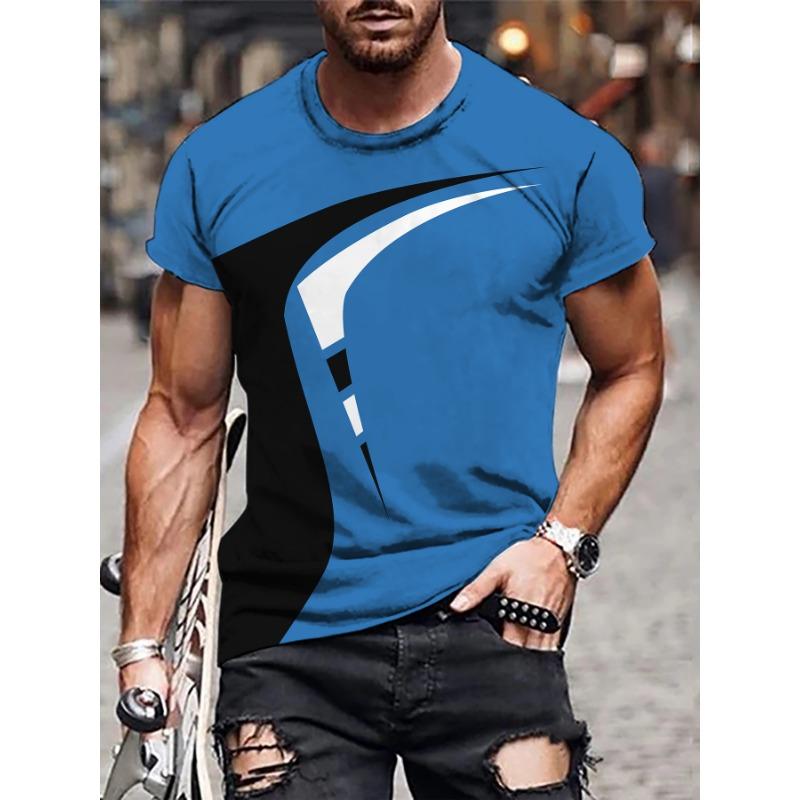 Short Sleeved Summer Spider Beast Digital Printed Fashionable T-shirt with Loose Fitting Head Round Neck Made of Milk Silk T-Shirts (men’s)