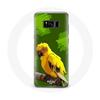 Case for Samsung Galaxy S8 Plus Yellow Parakeet Birds Green Background