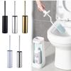 Holder Toilet Brush Brushed Nickel Stainles Steel Round Freestanding Bowl Toilet