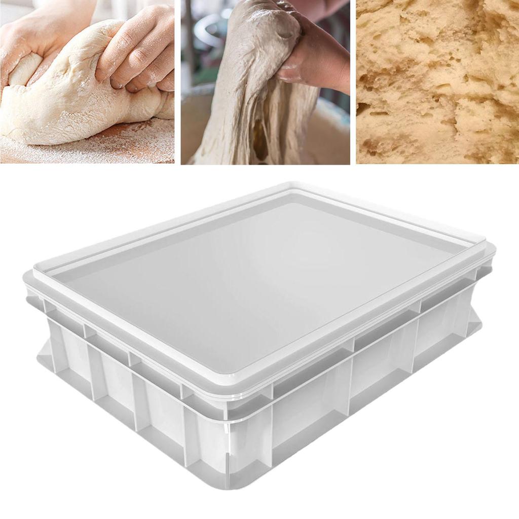 Pizza Dough Proofing Box Stackable Fermentation Storage Tray Sturdy Multipurpose