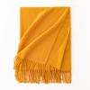 Cashmere Feel Scarf Autumn and Winter Korean Imitation Cashmere Girls High End Shawl Warm Scarf