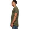 T-shirt long - Urban Classics - HAPED - 100% coton - Vert - Homme