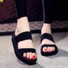 Fashion 9cm Heel Platform Slippers Women's Sandals Soft EVA Black color Ladies Fashion Slides Thick Sole Summer Shoes Woman Flip Flops