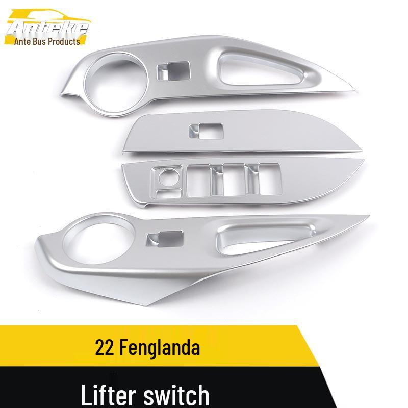 Fits 22 Fenglanda Models: Window Regulator Switch Frame & Armrest Button Sequin Sticker.