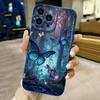 Светящийся в темноте чехол-бабочка для телефона Samsung Galaxy S25 S24 Ultra S23 FE S22 Plus S21S20 A54 A55 Мягкий противоударный чехол с полным покрытием