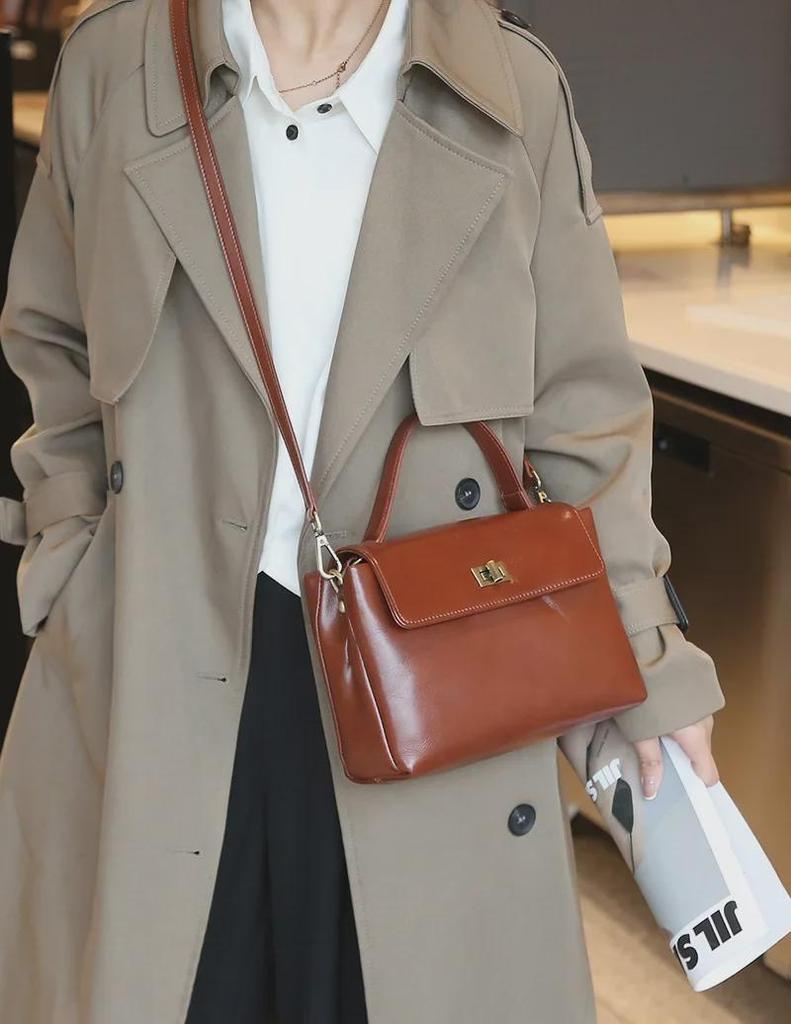 Женские сумки через плечо из натуральной кожи 2024 года: Стильные, высококачественные сумки-мессенджеры и дамские сумки