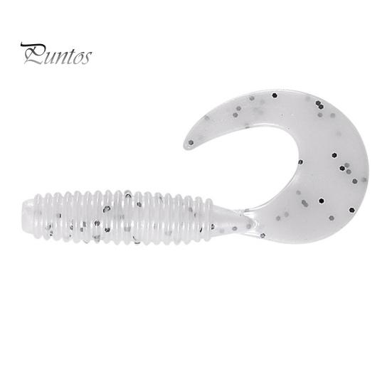 20/30/50 шт. 3/4/5/6/7 см мягкая приманка для червей красочная силиконовая вьющаяся рыболовная приманка с вьющимся хвостом пресноводная соленая вода универсальные рыболовные принадлежности для окуня