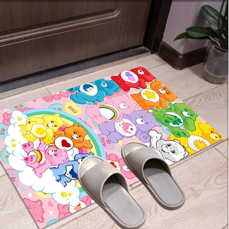 Care Bears Pattern Rug, Indoor/Outdoor Mat, for Picnic, Gameroom, Bedroom, Office, Living Room, Home Decor Carpet, Birthday Gift