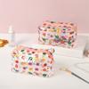 Portable Transparent Makeup Bag Zippered PVC Cosmetic Pouch for Women Travel Toiletry Storage Bag