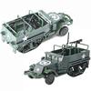 1:72 M3 Half-Track Military Armored Vehicle Assembly Toy Armored Carrier Car For Action Figure