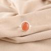 Natural Peach Moonstone Sterling Silver New Cocktail Sisters Gift Ring Jewelry RR-28-31