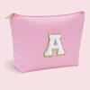 2 шт. косметички для хранения, косметичка с заглавными буквами, застежка-молния, водонепроницаемая, большая емкость, органайзер для косметики