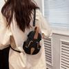 1 шт. Сумка через плечо в форме скрипки, креативный рюкзак через плечо, модная сумка через плечо из искусственной кожи