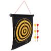 15in Magnetic Dart Board with 6 Dart Safety Magnet Doublesided Printing Dart Lint