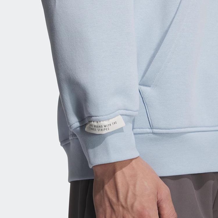 Adidas Повседневный свитер с капюшоном с длинным рукавом, толстовка унисекс, толстовки с капюшоном, синий, черный JM9078