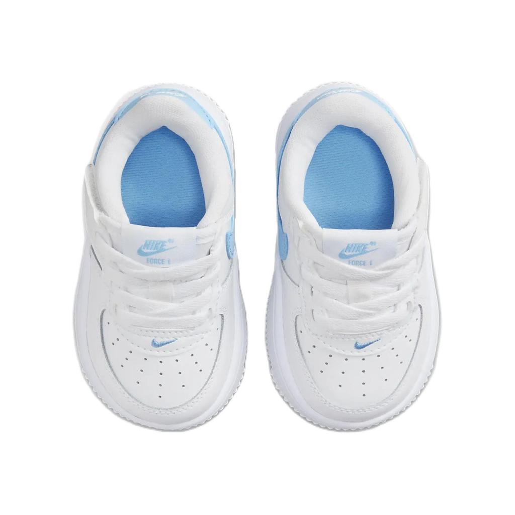 Nike Force 1 Low EasyOn TD White Aquarius Blue Baby Sneakers FN0236-107