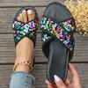 Trendy Colorful Slides for Women 2024 New Classic Design Sandals Italian Style Lady Shoes Low Heel Summer Mules Comfy Sandals