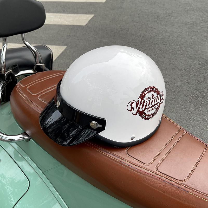 Universal 3C Electric Motorcycle Helmet - National Standard, Summer Sun Protection, Unisex Half Helmet.