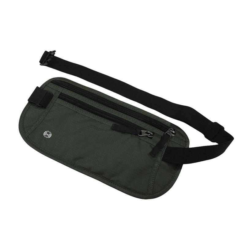 Сумка для паспорта и удостоверения личности, невидимая, водонепроницаемая, для мобильного телефона, поясная сумка с защитой от кражи, сумка для денег за границей, сумка для хранения