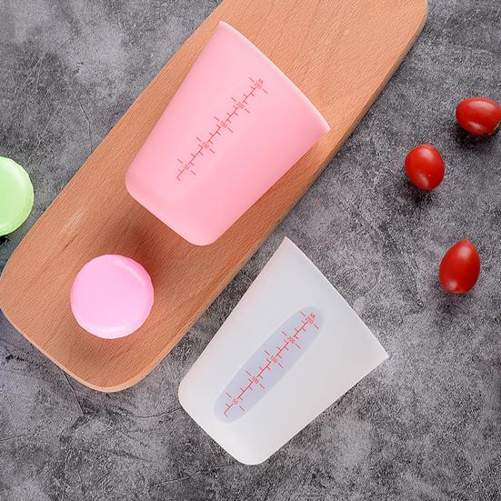 Useful Multi-purpose Multifunctional Reusable Comfortable Grip Double Scale Measuring Holder Cup Kitchen Tools Measuring Cup