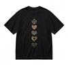 Women's Comfy Trend  All Season Classic T-Shirt Decorative Hearts Graphic Tee