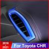 For Toyota C-HR CHR 2016 2017 2018 Car Front Dashboard Air Vent Trim Cover Outlet Bezel Frame Garnish Molding Surround