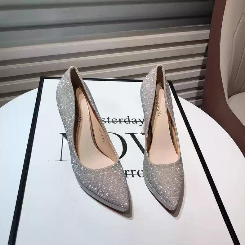 Женские туфли-стилетто 2025: Туфли на высоком каблуке с платформой 12 см, с острым носком, для свадьбы и банкета