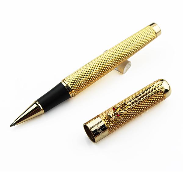 JDB-LO545 Jinhao Дракон Перьевая ручка Роллерная ручка Золото Серебро Роскошный подарок