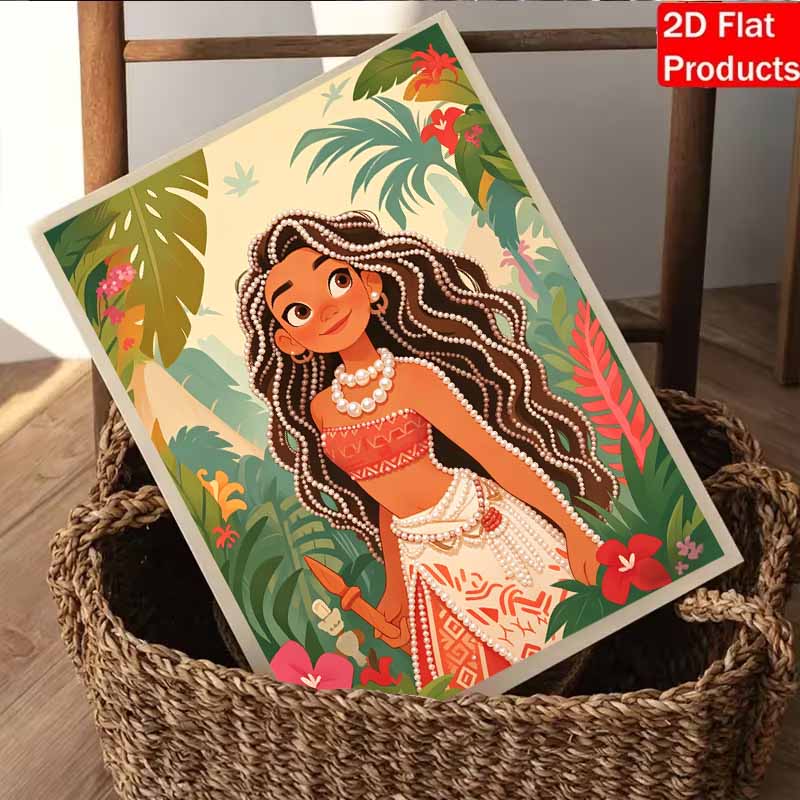Disney Жемчужная живопись Моана DIY Жемчужное искусство Живопись Жемчужными камнями Картинки Поделки Особая форма Домашний Декор Стен