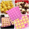 20-Hole Silicone Lollipop Mold Diy Lollipop Chocolate Cookie Candy Making Party Baking Mold Children'S Party Kitchen Tool