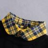 Vintage Plaid Fake Collar Women Detachable Collars New Fashion Cotton False Collar Shirt Tie Female Removable Dickie Shirt Women