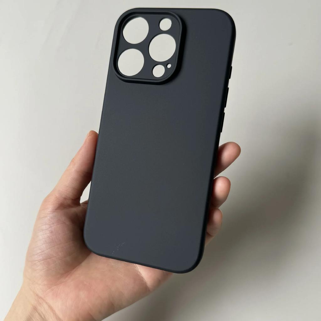 Полностью Черный Матовый Силиконовый Чехол Для Телефона Для iphone 16 15 14 Plus 13 12 11 Pro Max 16 15 14 7 8 Plus Задняя Крышка Мягкий Чехол из ТПУ