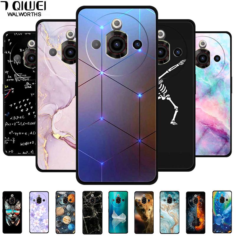 Чехол для ZTE Nubia Focus Pro 5G Мягкий бампер для Nubia Focus Pro Черные силиконовые чехлы для телефона Nubia Focus Pro 5G Защитный чехол
