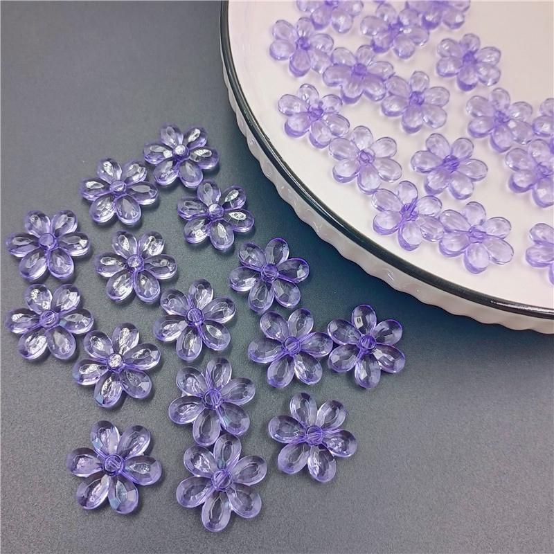 10 шт. 23 мм аксессуары для изготовления ювелирных изделий своими руками акриловые бусины в форме цветка солнца браслет ожерелье новые красочные свободные разделительные бусины ручной работы