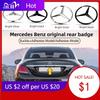 Автомобильная наклейка для Mercedes Benz Замена ABS Наклейка на задний багажник автомобиля Наклейки-эмблемы на багажник Аксессуары для Mercedes Benz GLA C117