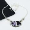 Натуральный аметист шабале драгоценный камень ручной работы из стерлингового серебра 925 пробы гальванопластика ожерелье, аметист шабале серебро для жены унисекс кулон вата подарки
