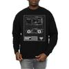 Disney Mens Cars Jackson Storm Blueprint Sweatshirt