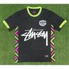Stussy Signature Soccer Jersey Retro Brazil Argentina Portugal Football Training Shirt Men Women Short Sleeve