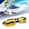 Yellow Night Vision Driving Glasses PC Ultralight Driver Mirror Women Men Night Vision Car Driving Glasses Outdoor Fashion Ornament Jewelry