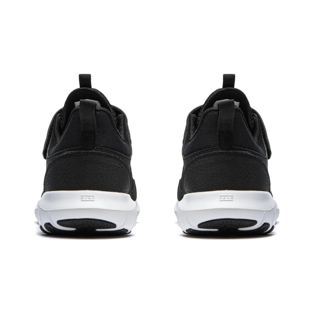 Li Ning Kids универсальные нескользящие прочные низкие кроссовки для бега детские кроссовки черные YKFU072-1