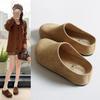 Lazy Shoes French Retro Outer Wear Boken Shoes Slippers One Pedal Versatile Casual Half Drag Early Spring New Bag Head Drag