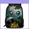 Рюкзак Wild Robot 15 дюймов большой вместимости для студентов и детей, в универсальных цветах